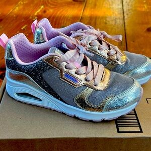 Skechers memory foam platform sneakers